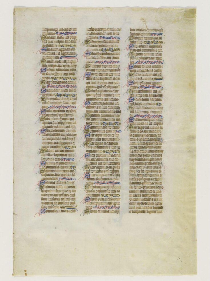 Leaf from the St Albans Bible top image