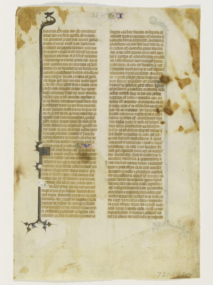 Leaf from the St Albans Bible top image