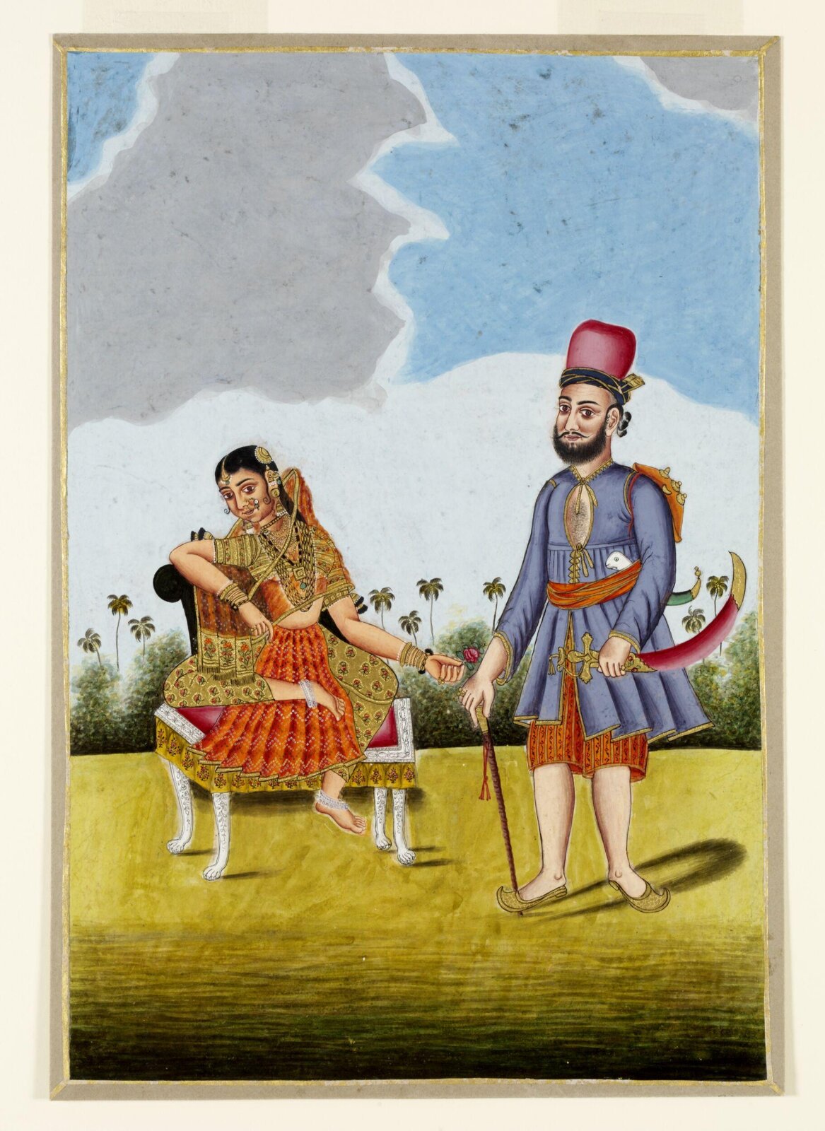 A man and his wife, ca. 1800
