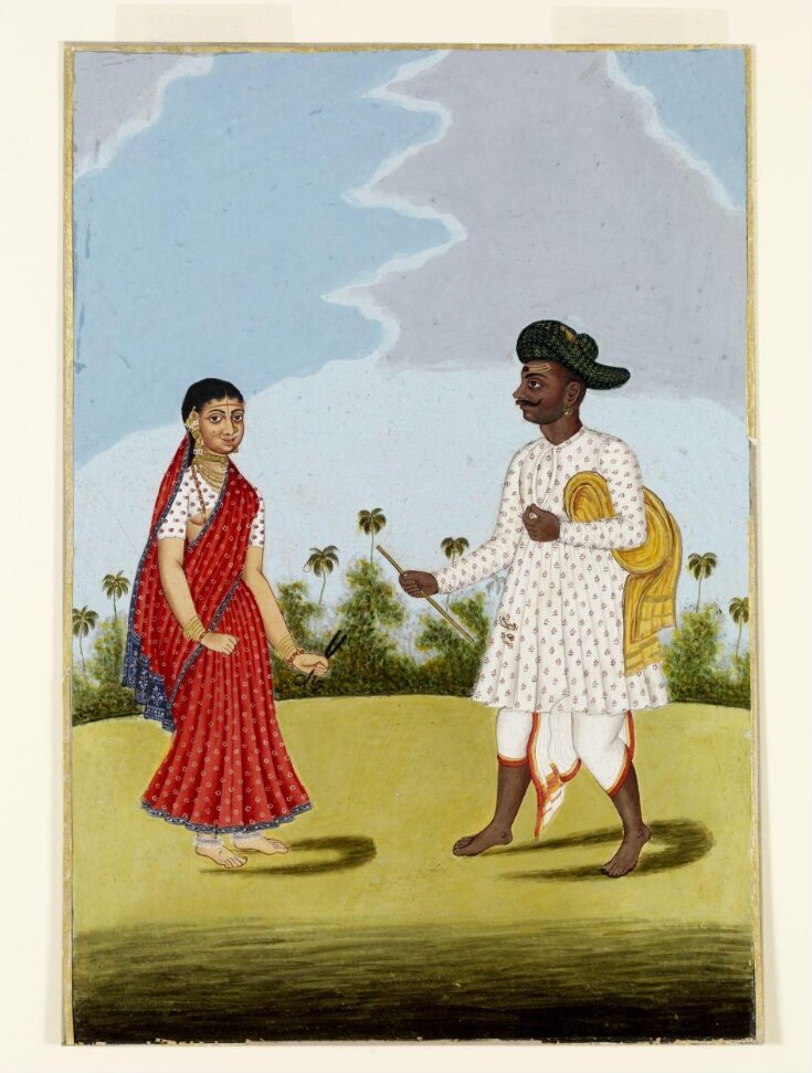 A Maratha tailor and his wife top image