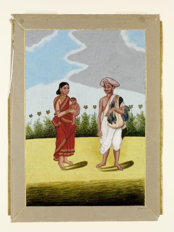 A bangle-seller and his wife