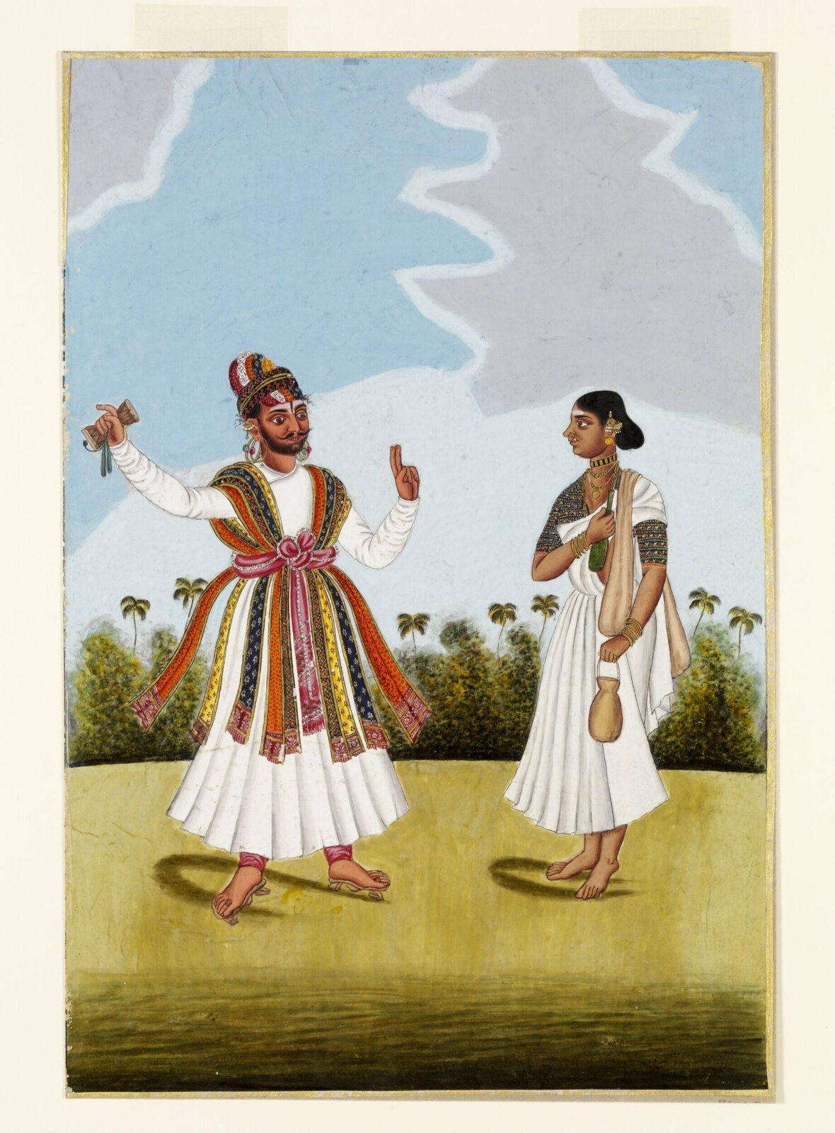 A Malabar fortune-teller, ca. 1800