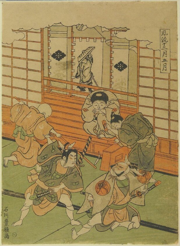 The Fifth Month (Go-gatsu) (1770-1775) van Ishikawa Toyomasa
