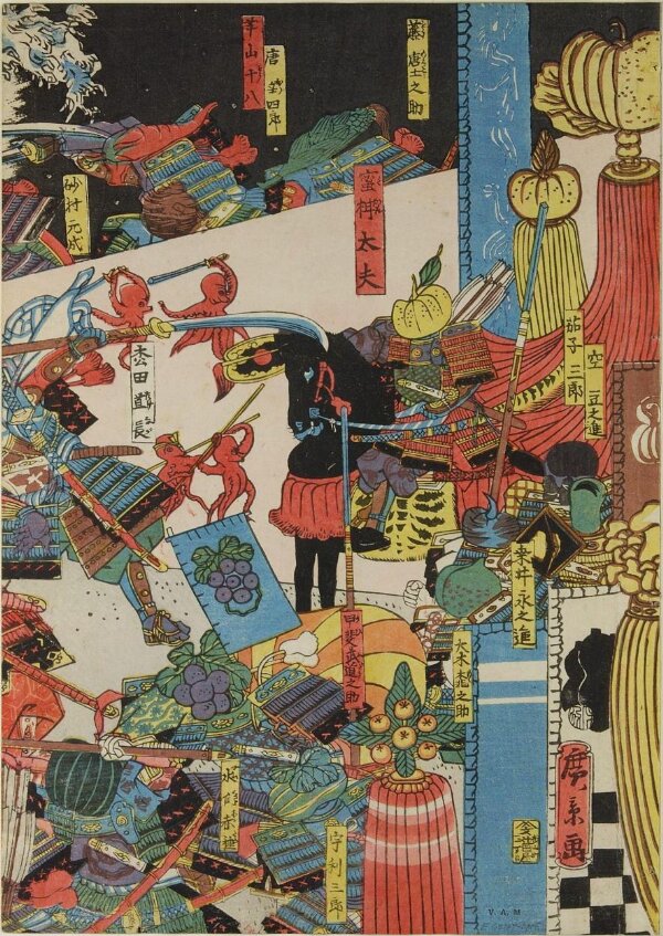 私、江口喜樹作　煮魚のペン画 F4 江口喜樹作 煮魚のペン画 F4