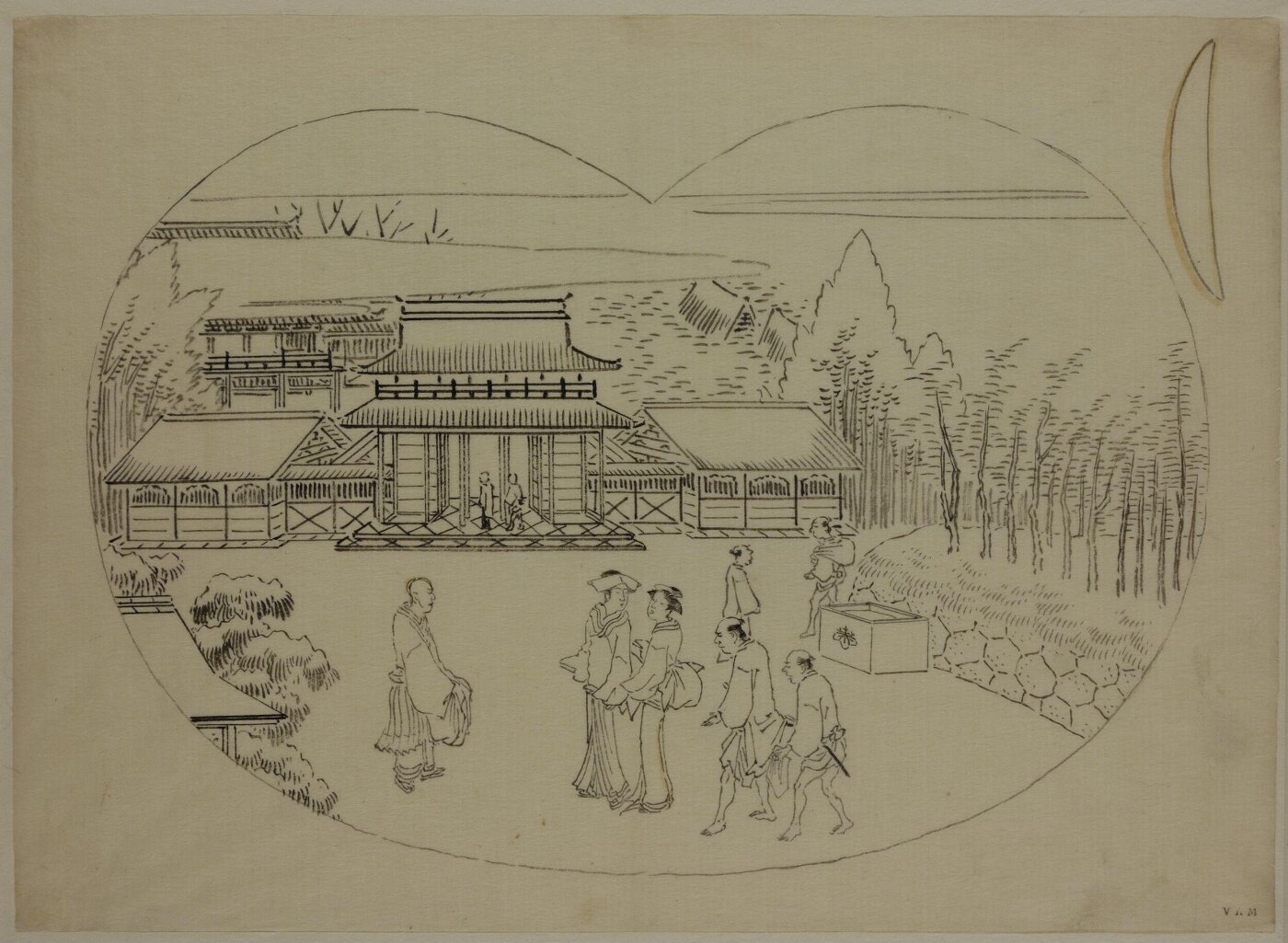 Katsushika Hokusai, Fashionable Places in Edo
