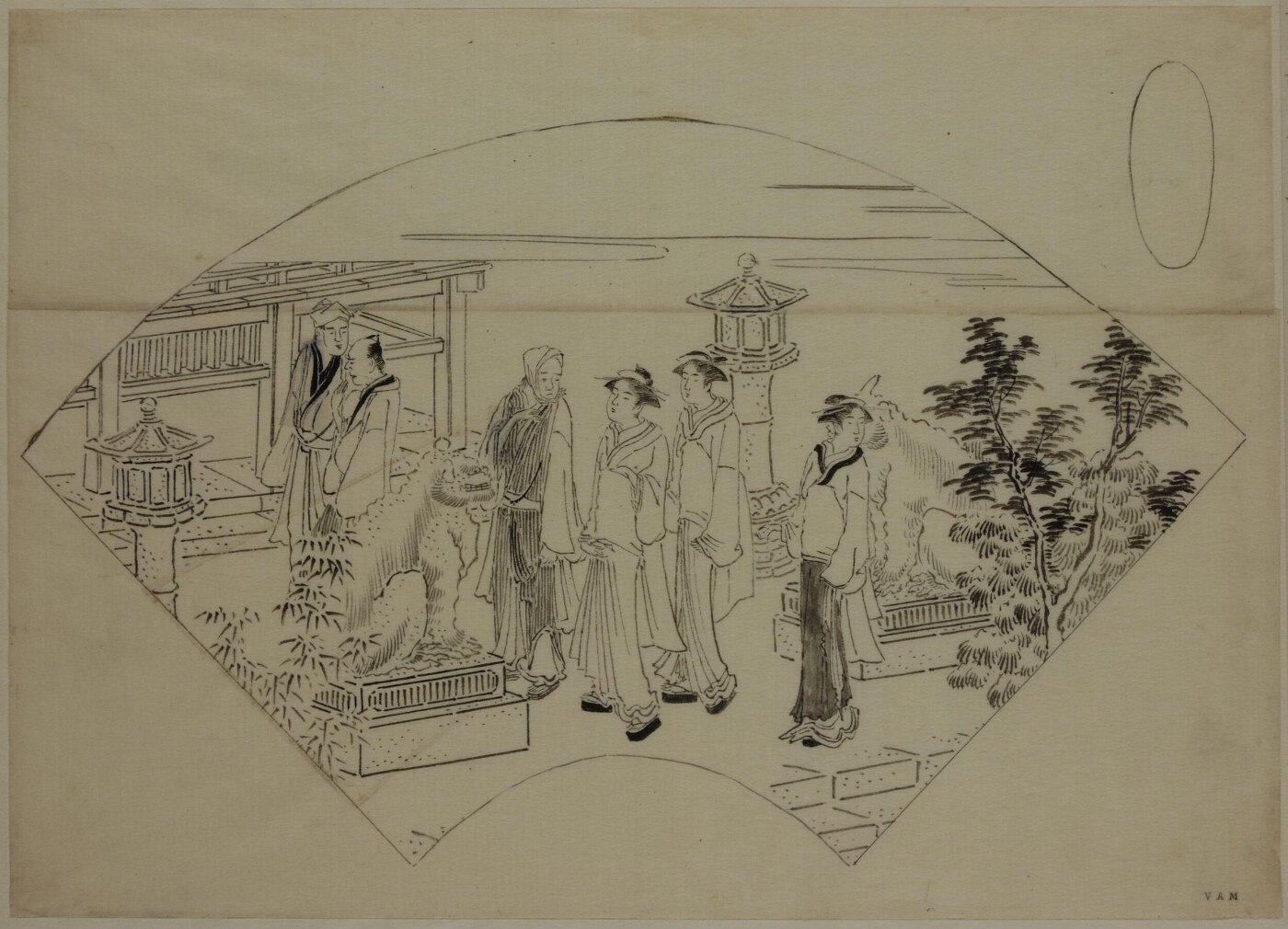 Katsushika Hokusai, Fashionable Places in Edo