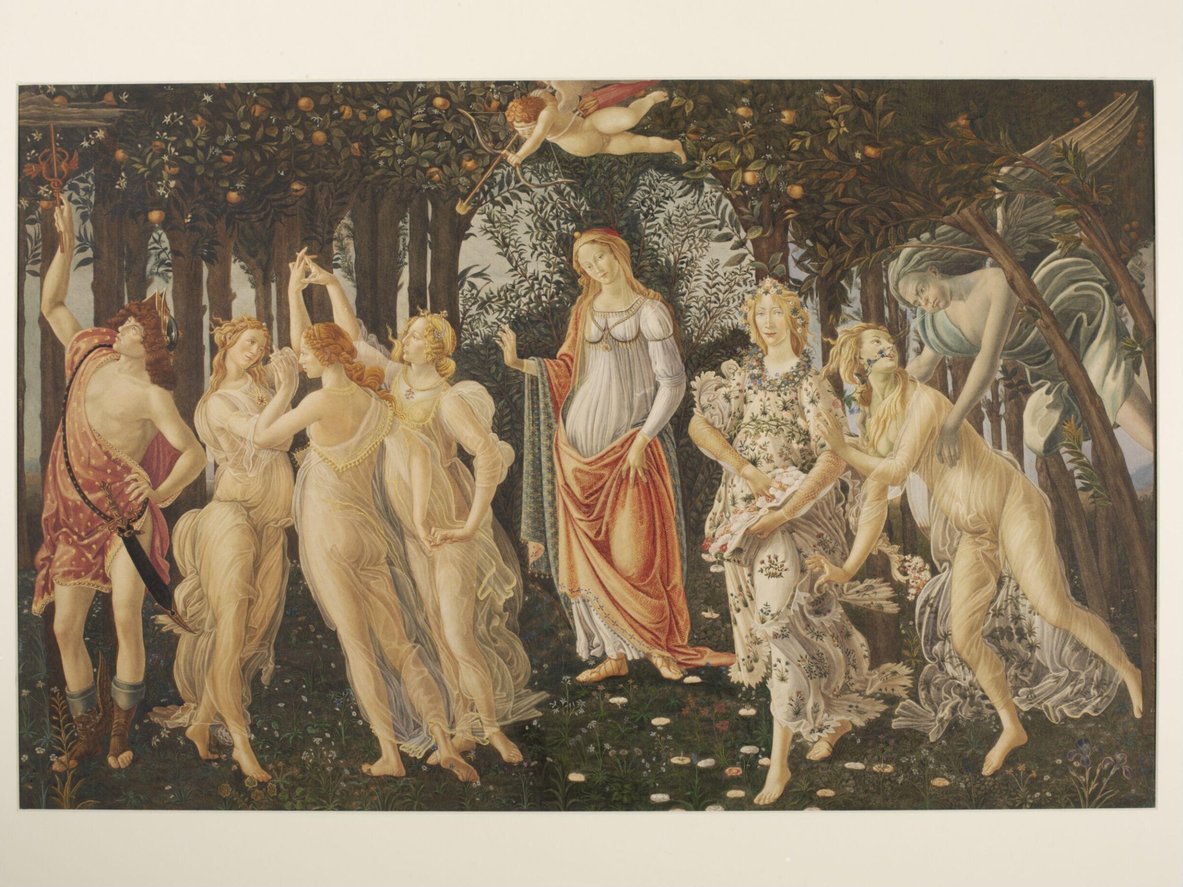 Copy after La Primavera, Sandro Botticelli in the Uffizi (Florence), Sandro Botticelli, 1860s-1880s