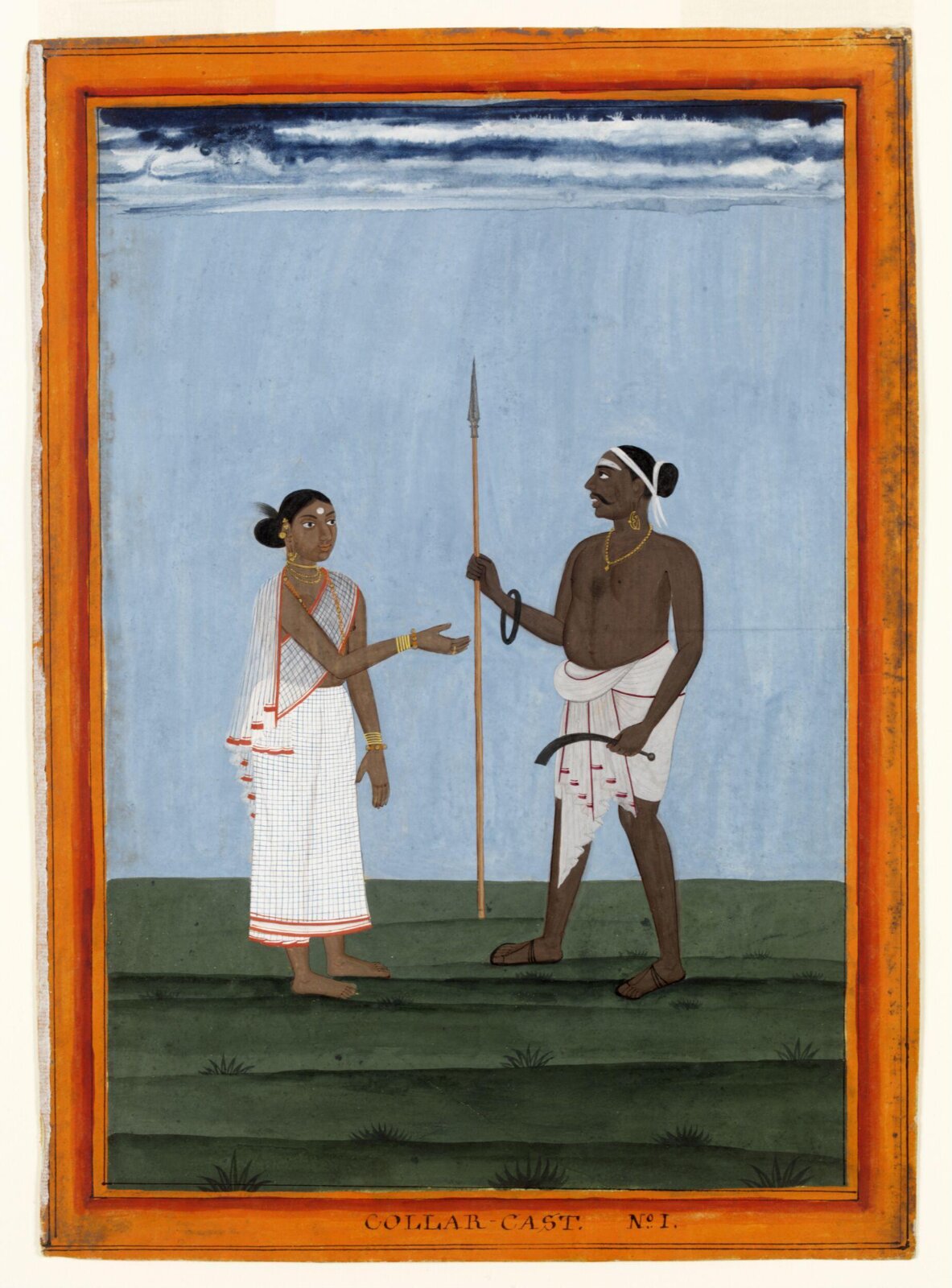 A tribal couple, ca. 1770