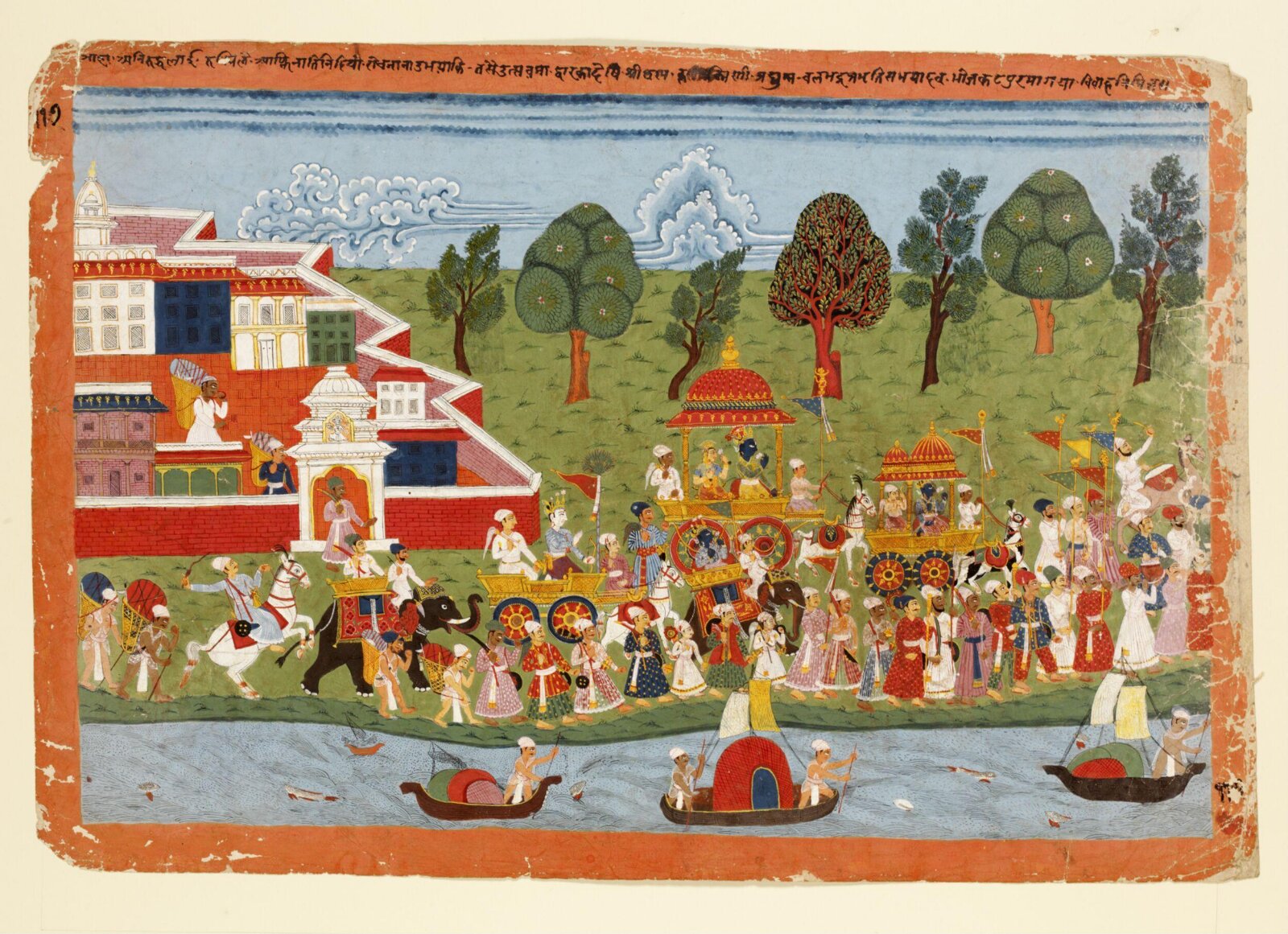 Krishna and Balarama, ca. 1800
