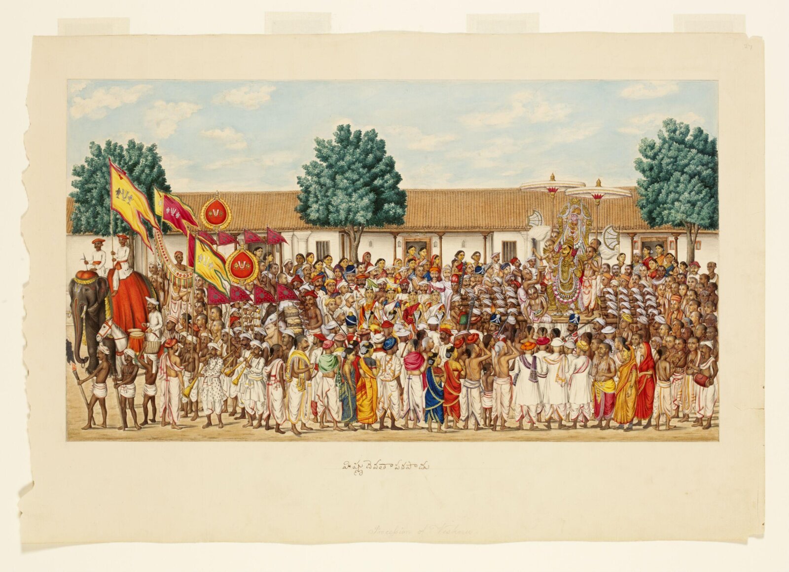 Vishnu on Garuda, ca. 1830