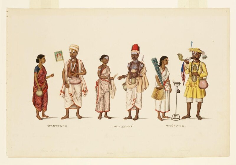 Three religious mendicant couples