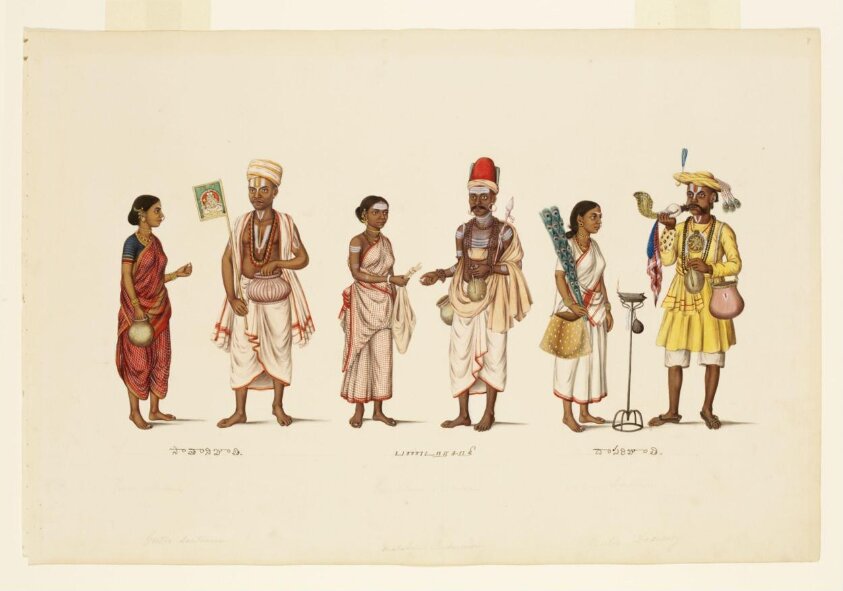 Three religious mendicant couples