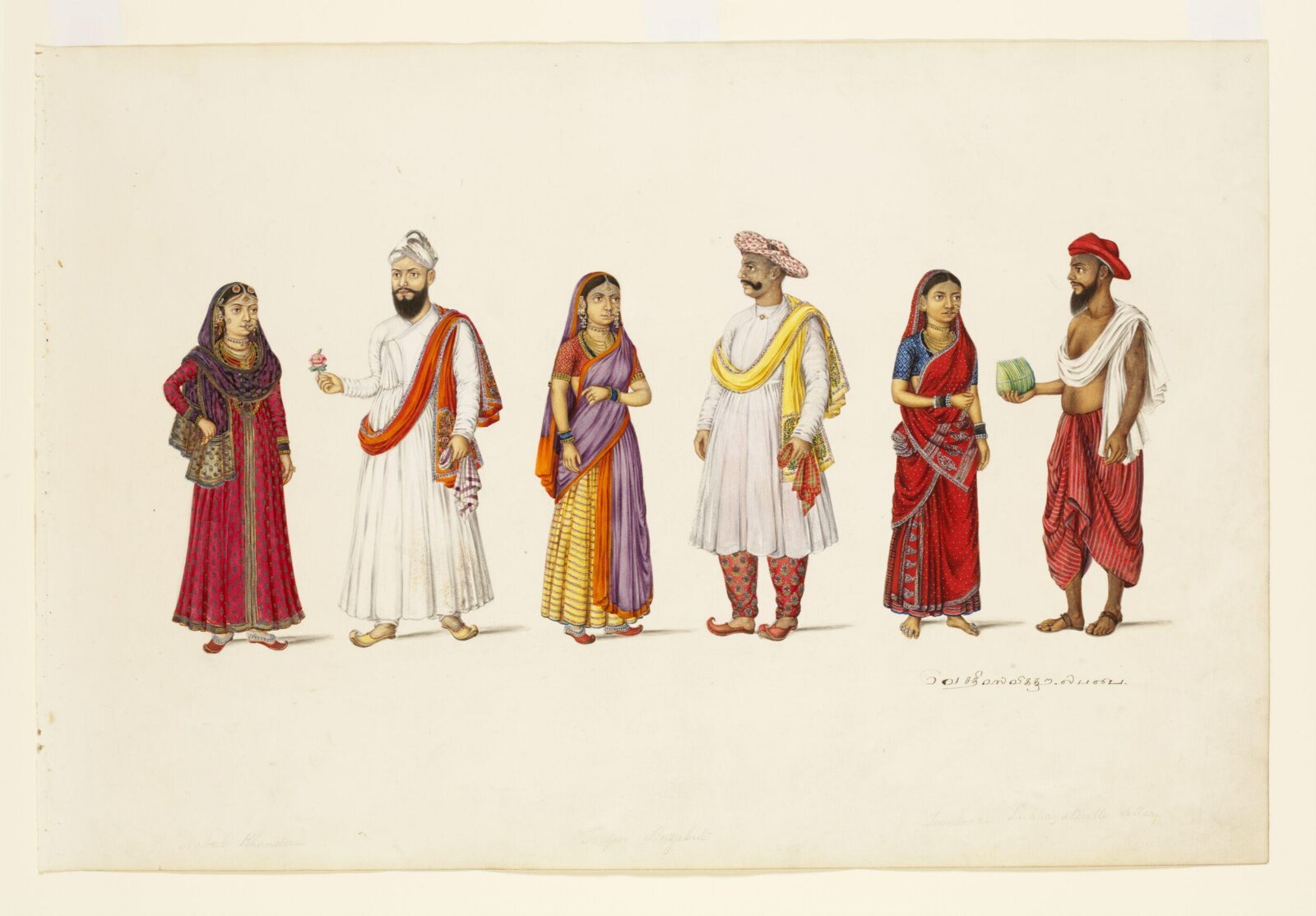 Three couples, ca. 1830