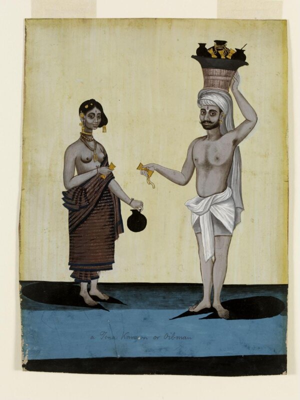 An oil-seller and his wife