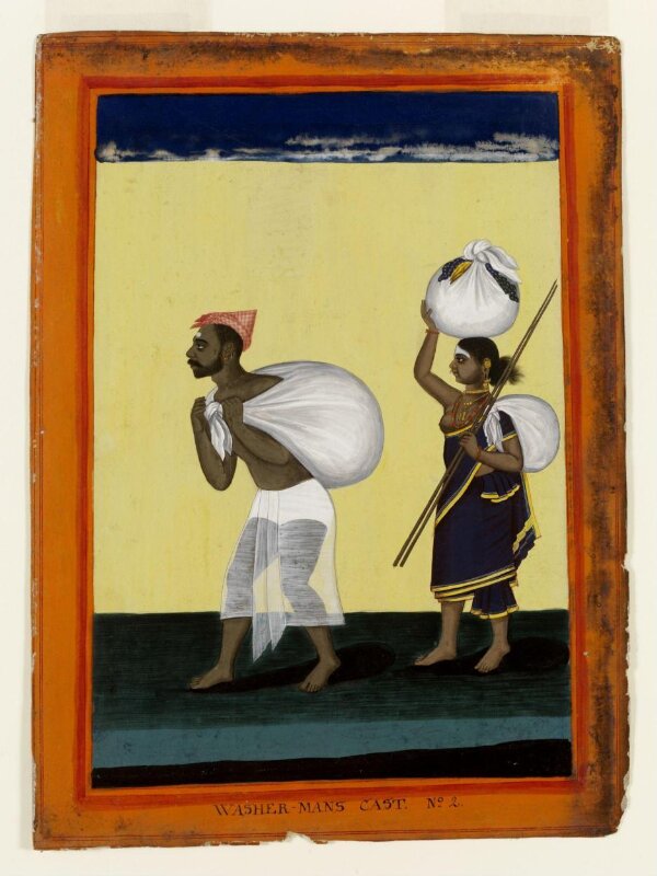 A washerman and his wife