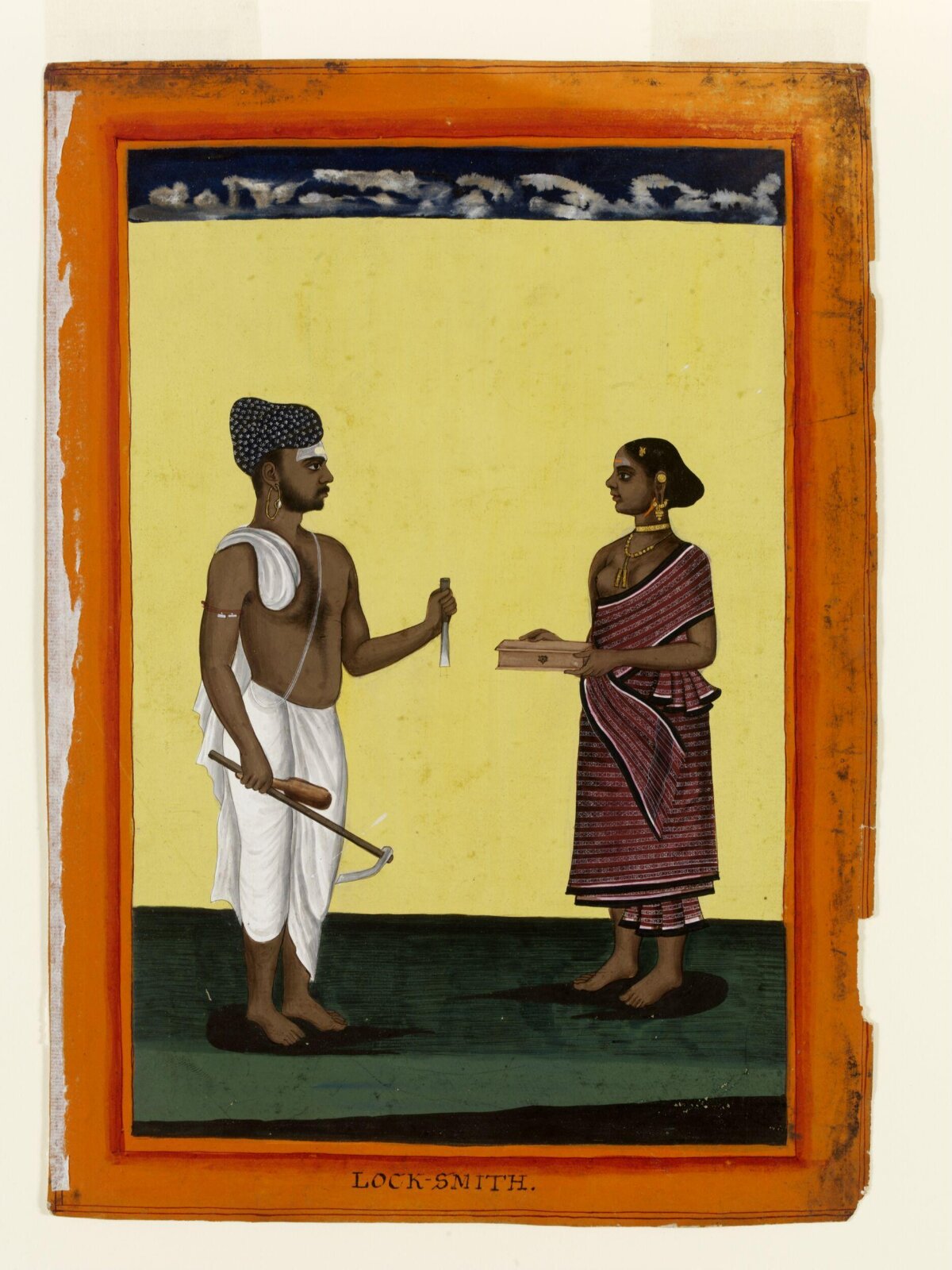 A locksmith and his wife, ca. 1770
