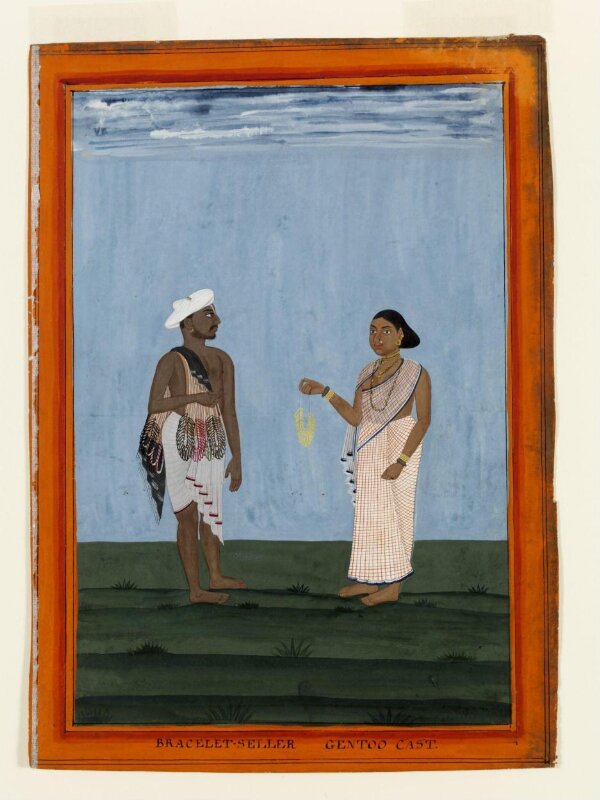 A bracelet-seller and his wife