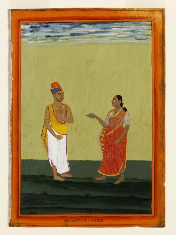 A Brahmin fortune-teller and his wife