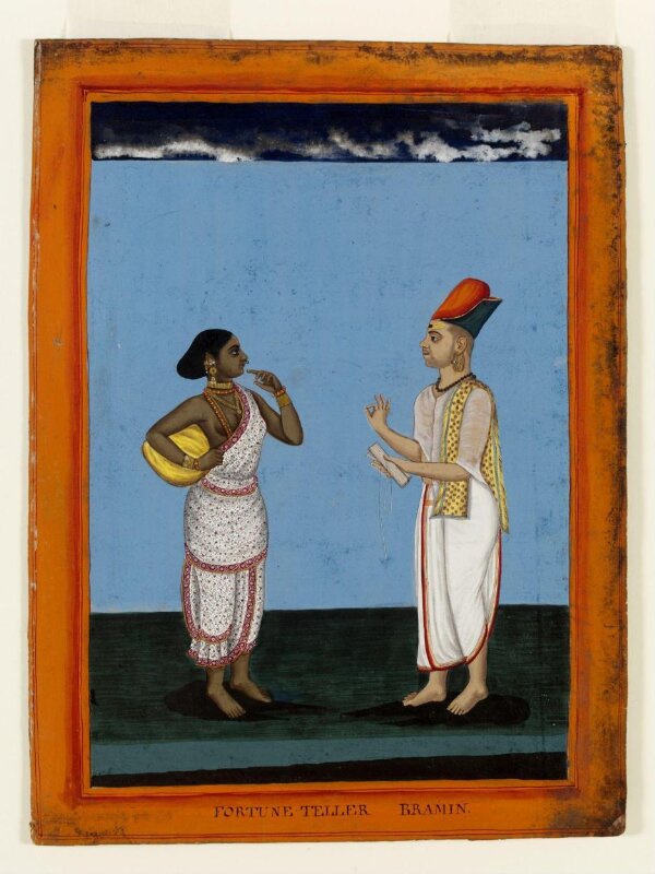 A Brahmin fortune-teller and his wife
