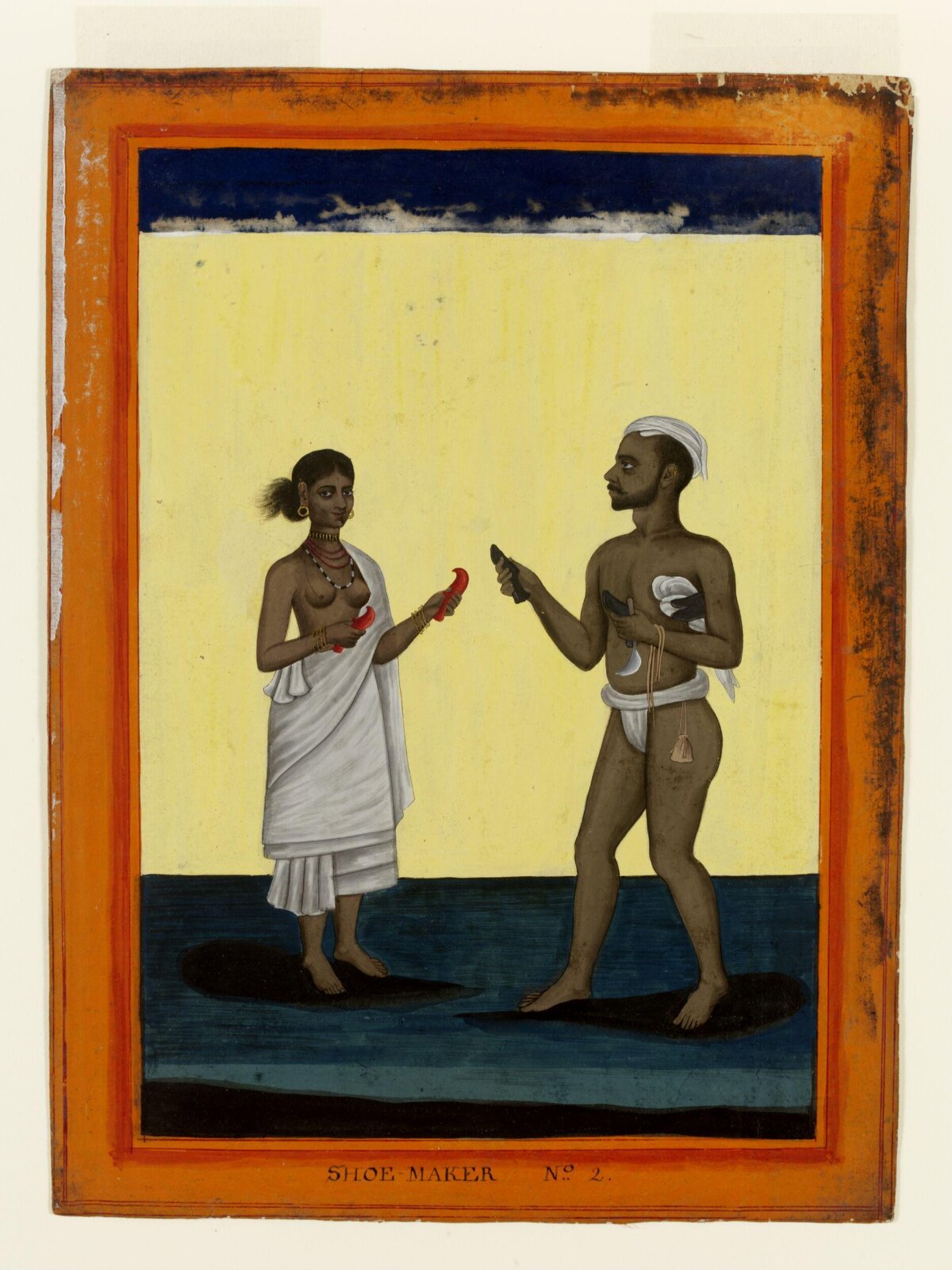 A shoemaker and his wife, ca. 1770