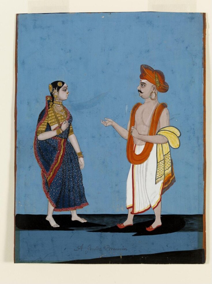 A Brahmin and his wife top image