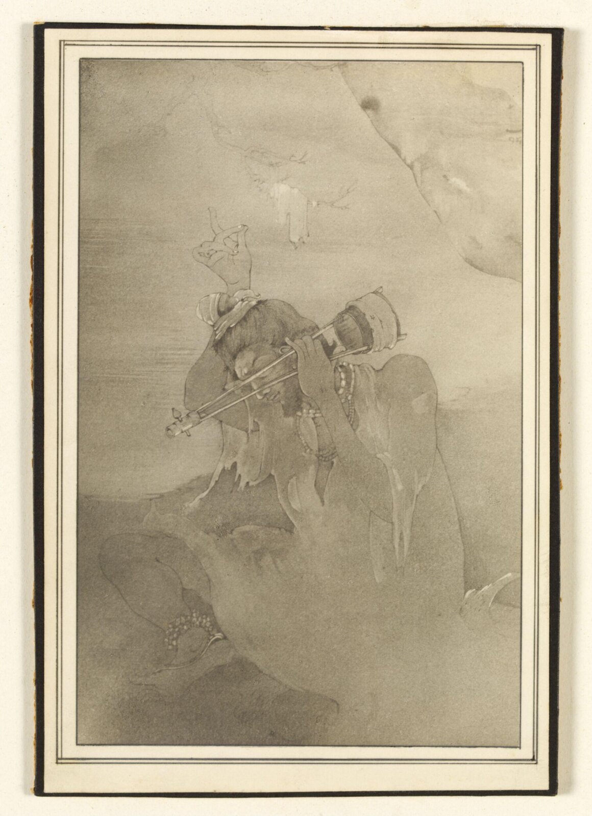 Baul singer, Abanindranath Tagore, ca. 1905