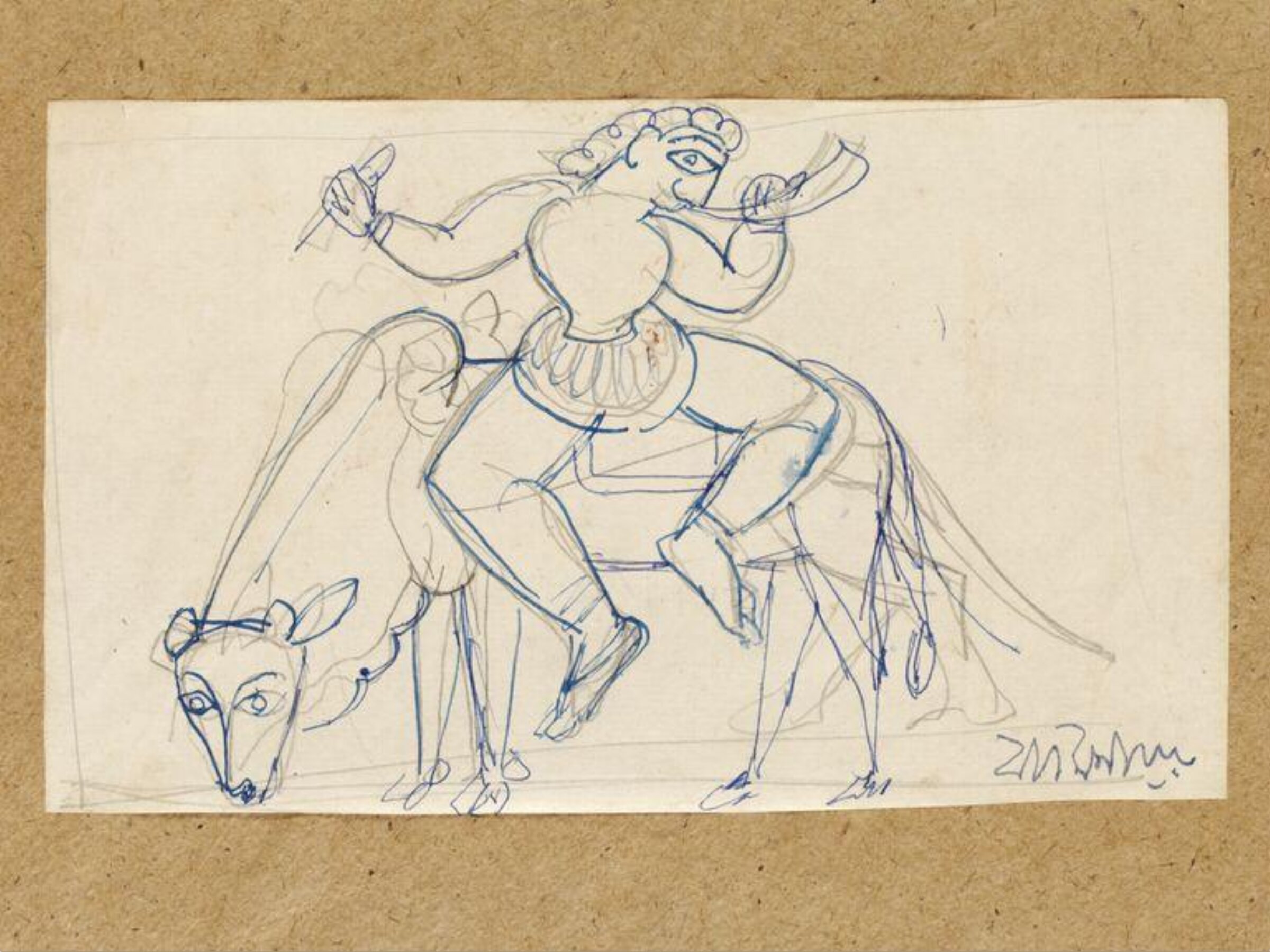 Drawing, Roy Jamini, ca. 1942