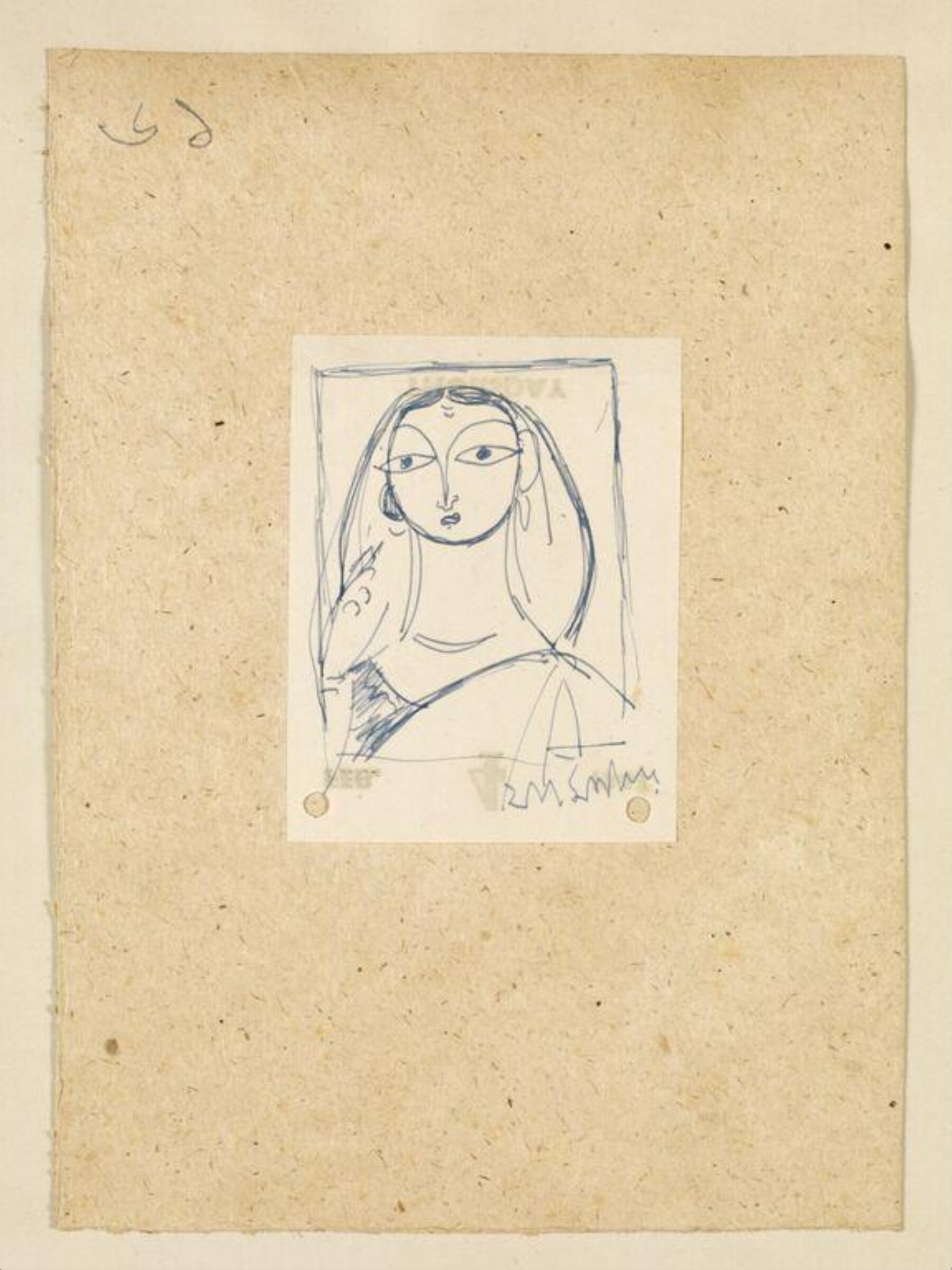 Drawing, Jamini Roy, ca. 1943