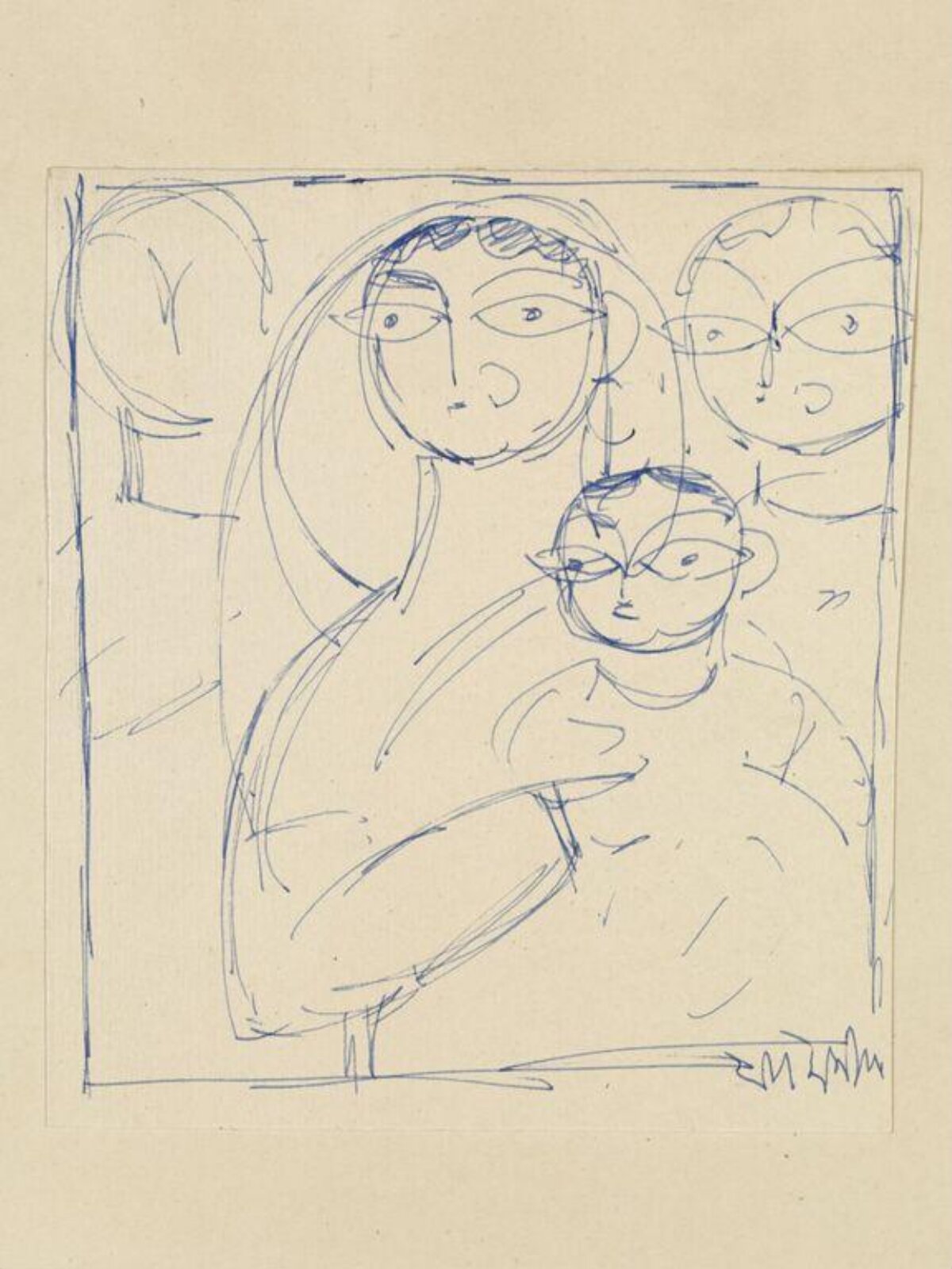 Drawing, Roy Jamini, ca. 1942
