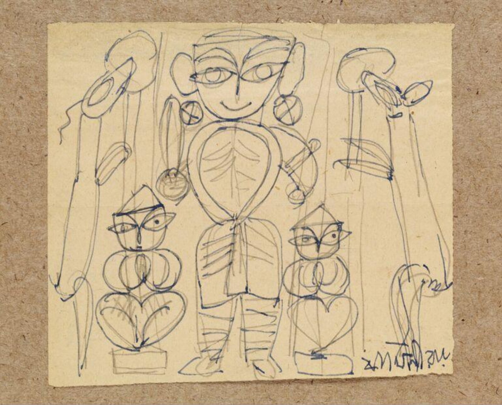 Drawing, Roy Jamini, ca. 1940 - ca. 1944