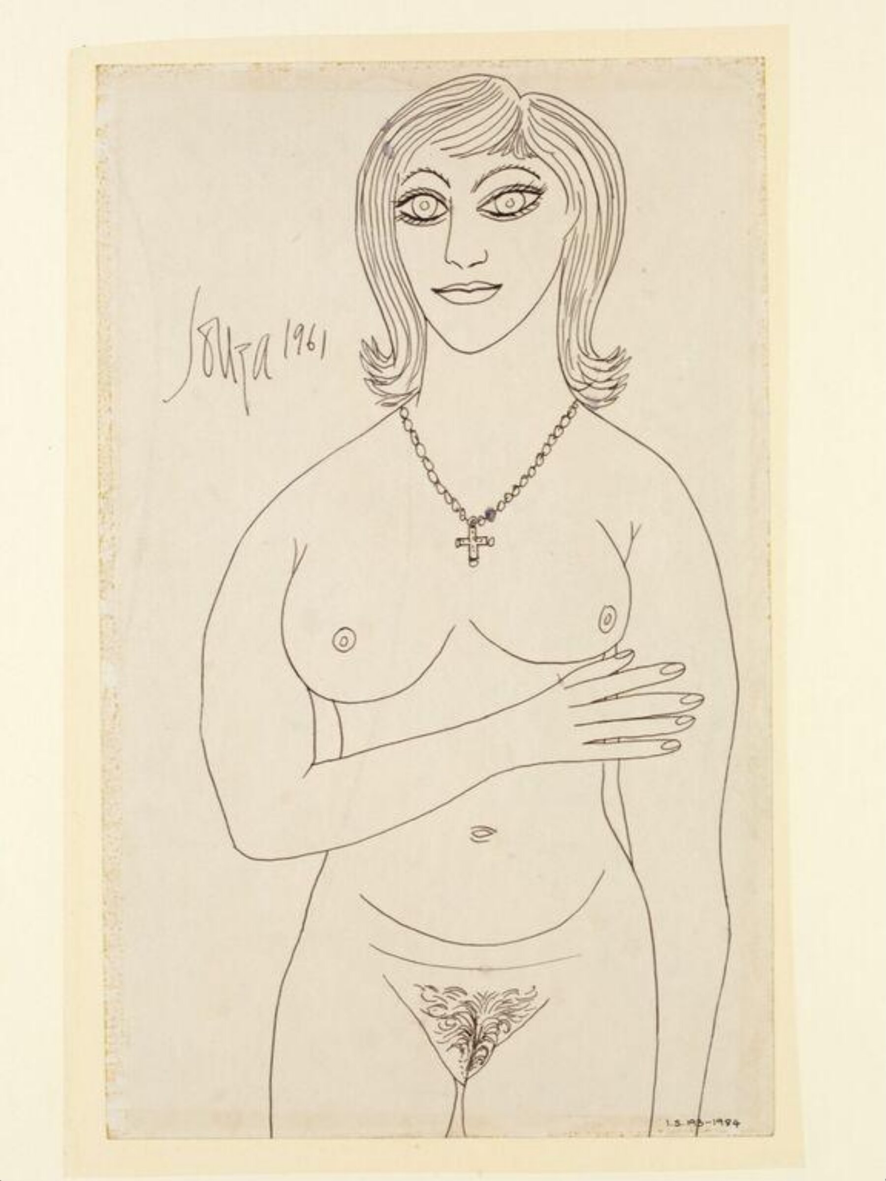 Drawing, Francis Newton Souza, 1961