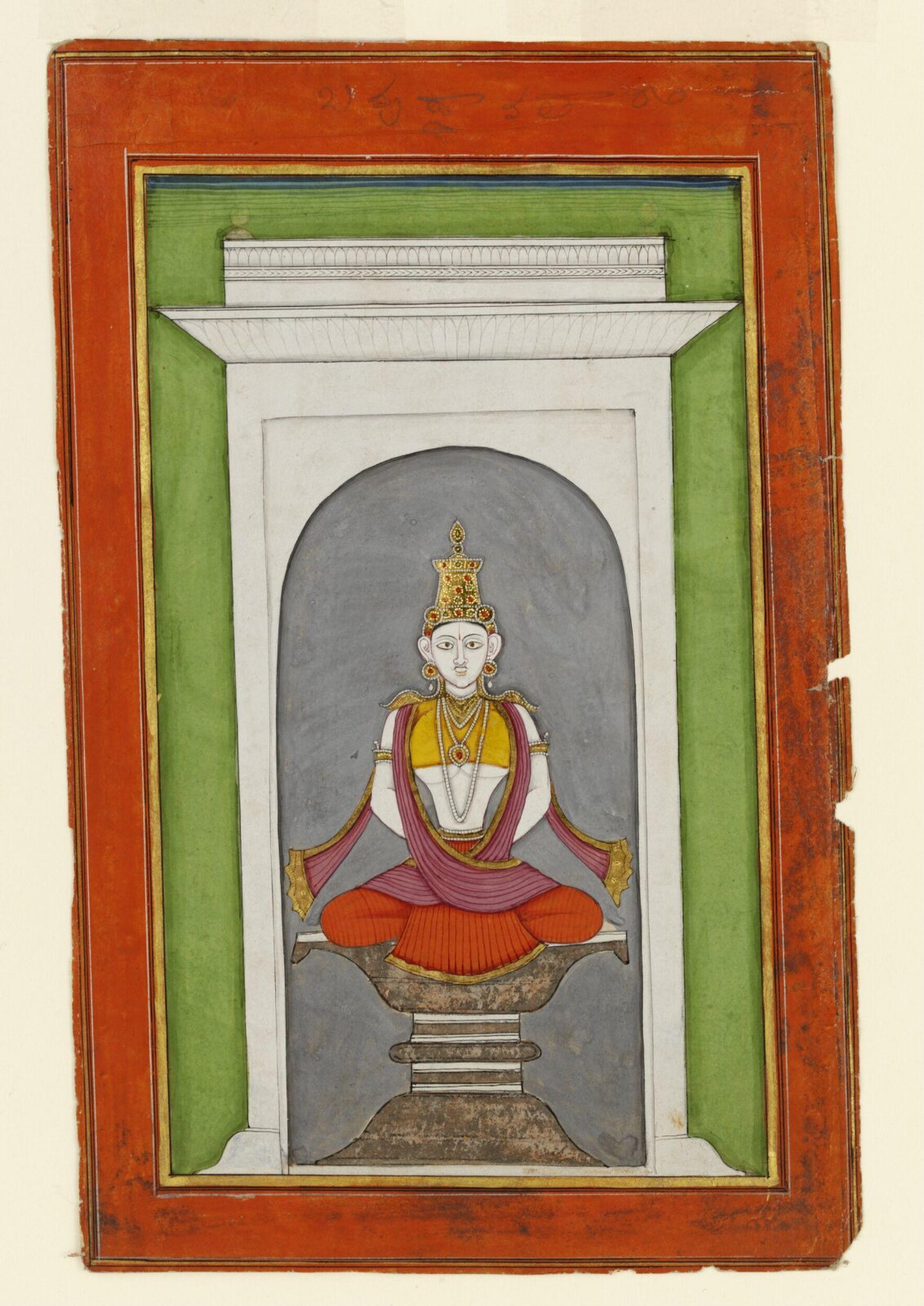 Buddha in meditation, ca. 1780