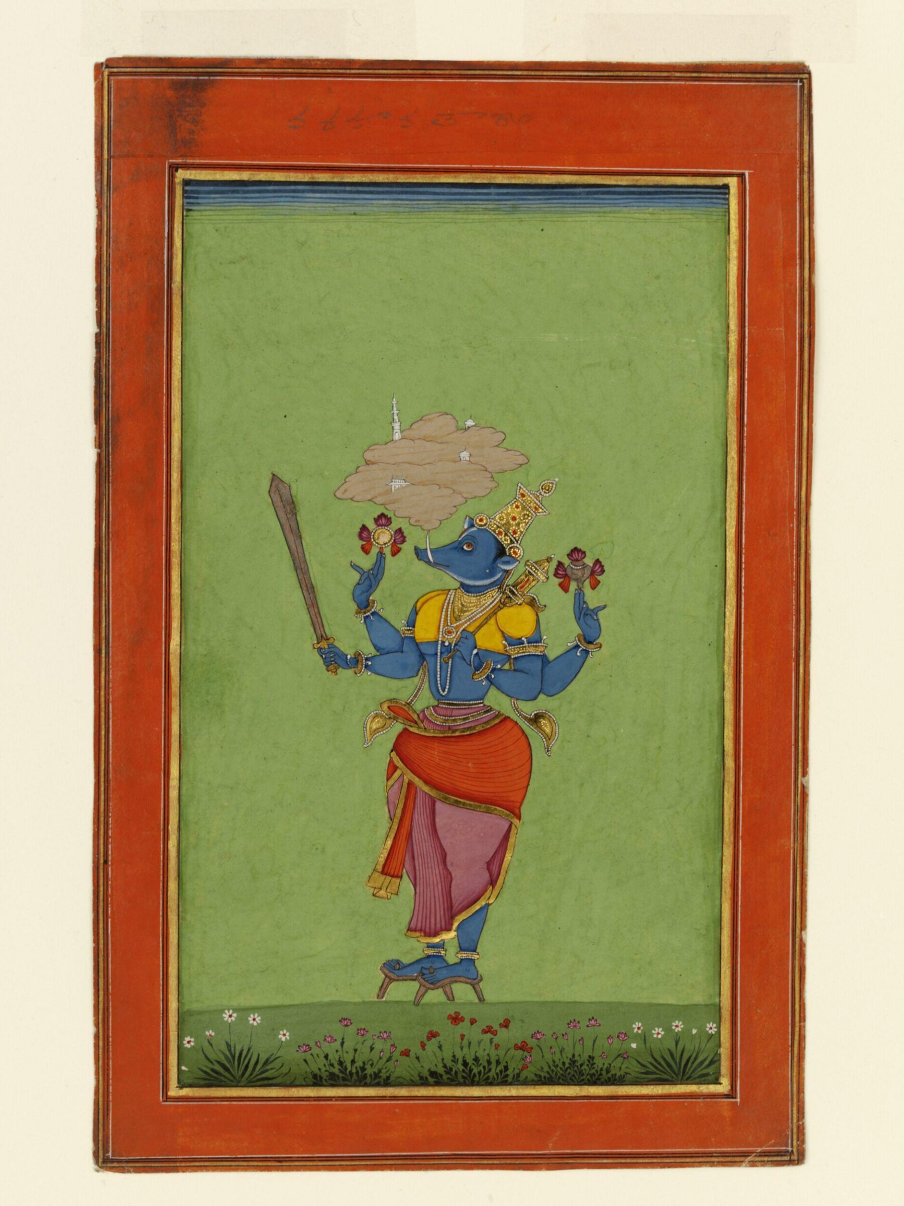 Varaha, the third avatar of Vishnu, ca. 1780