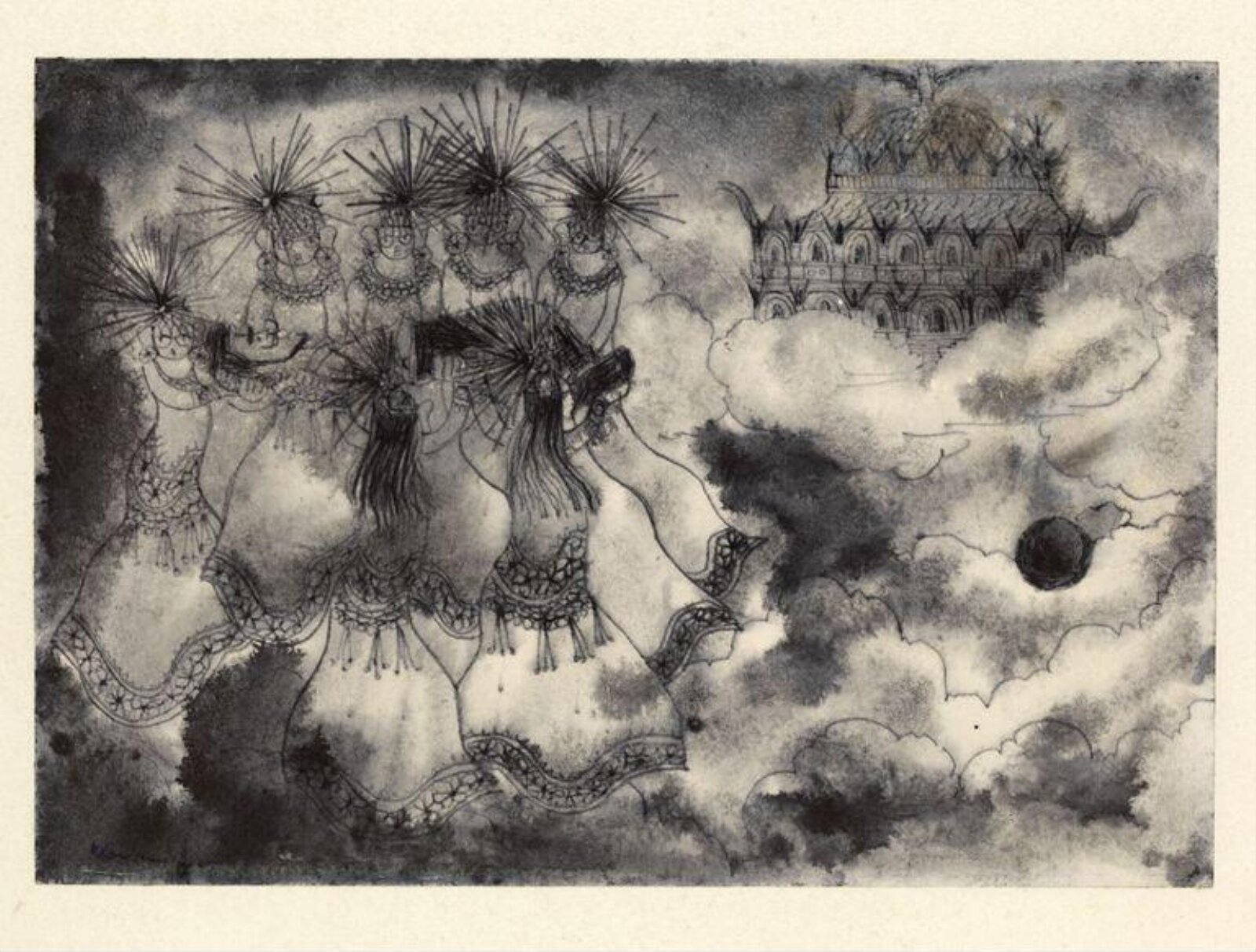 Drawing, K. Ramanujam, 1982