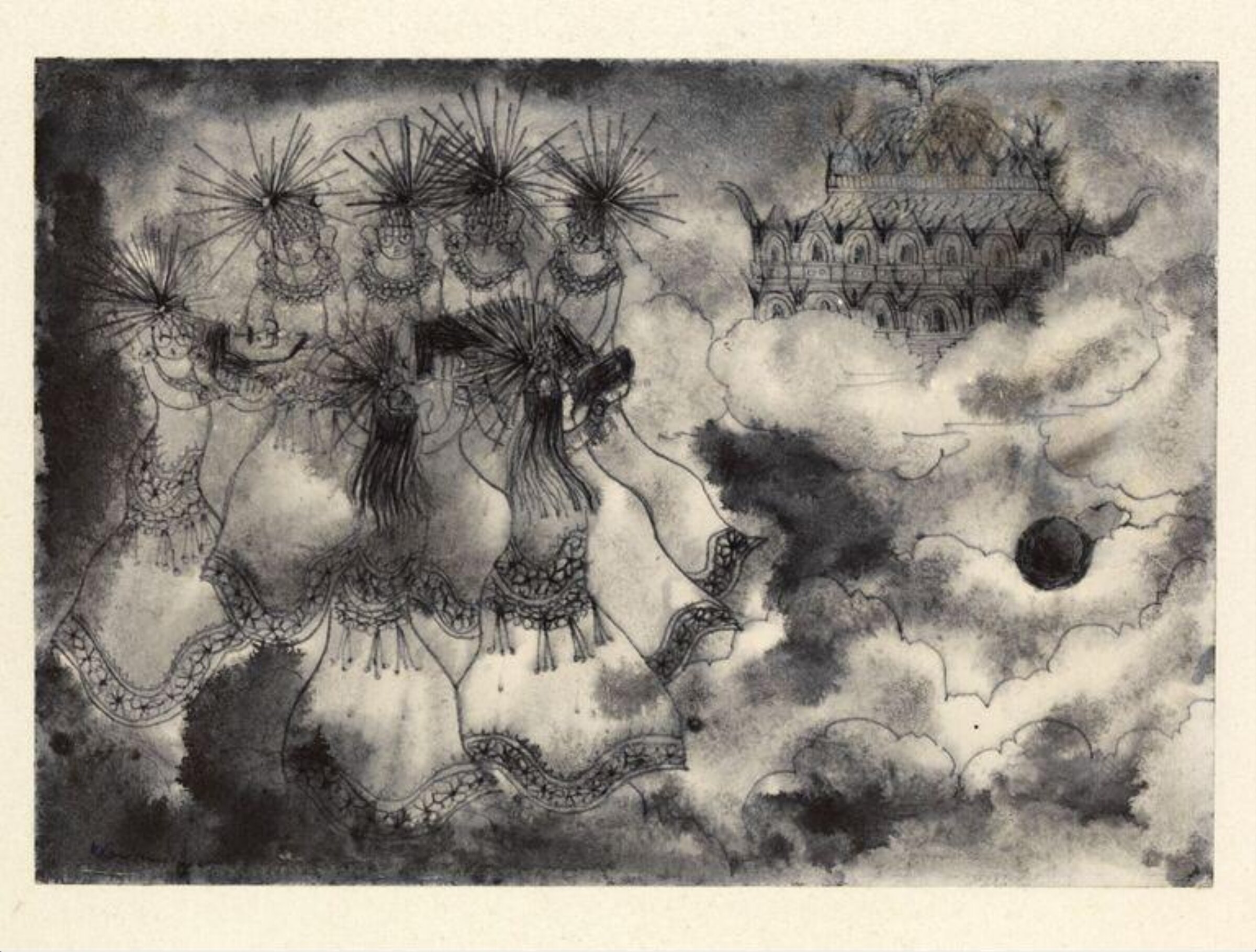 Drawing, K. Ramanujam, 1982