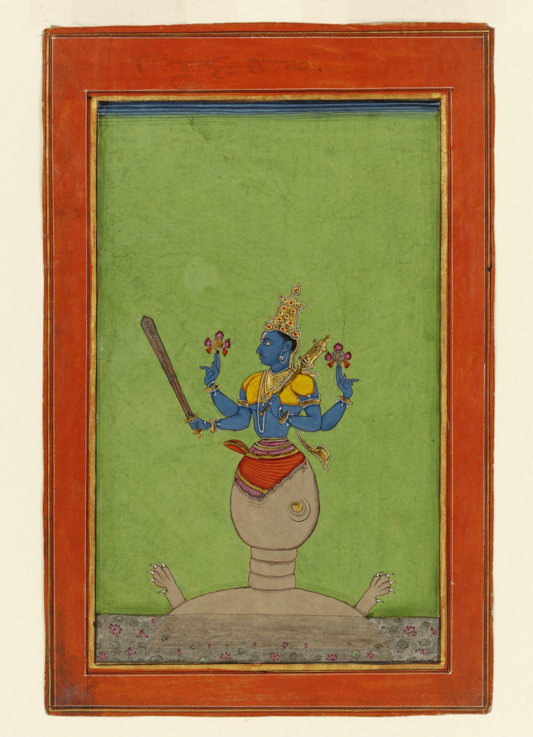 Kurma, the second avatar of Vishnu, ca. 1780