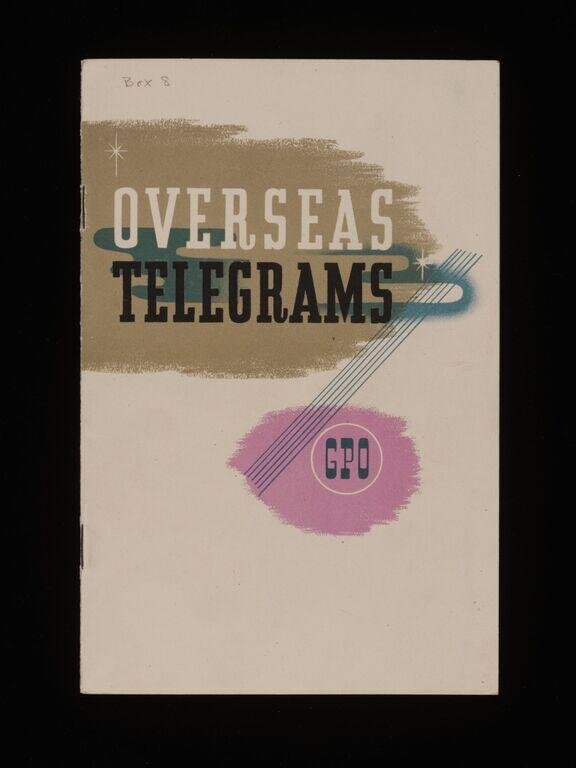 Overseas telegrams / GPO