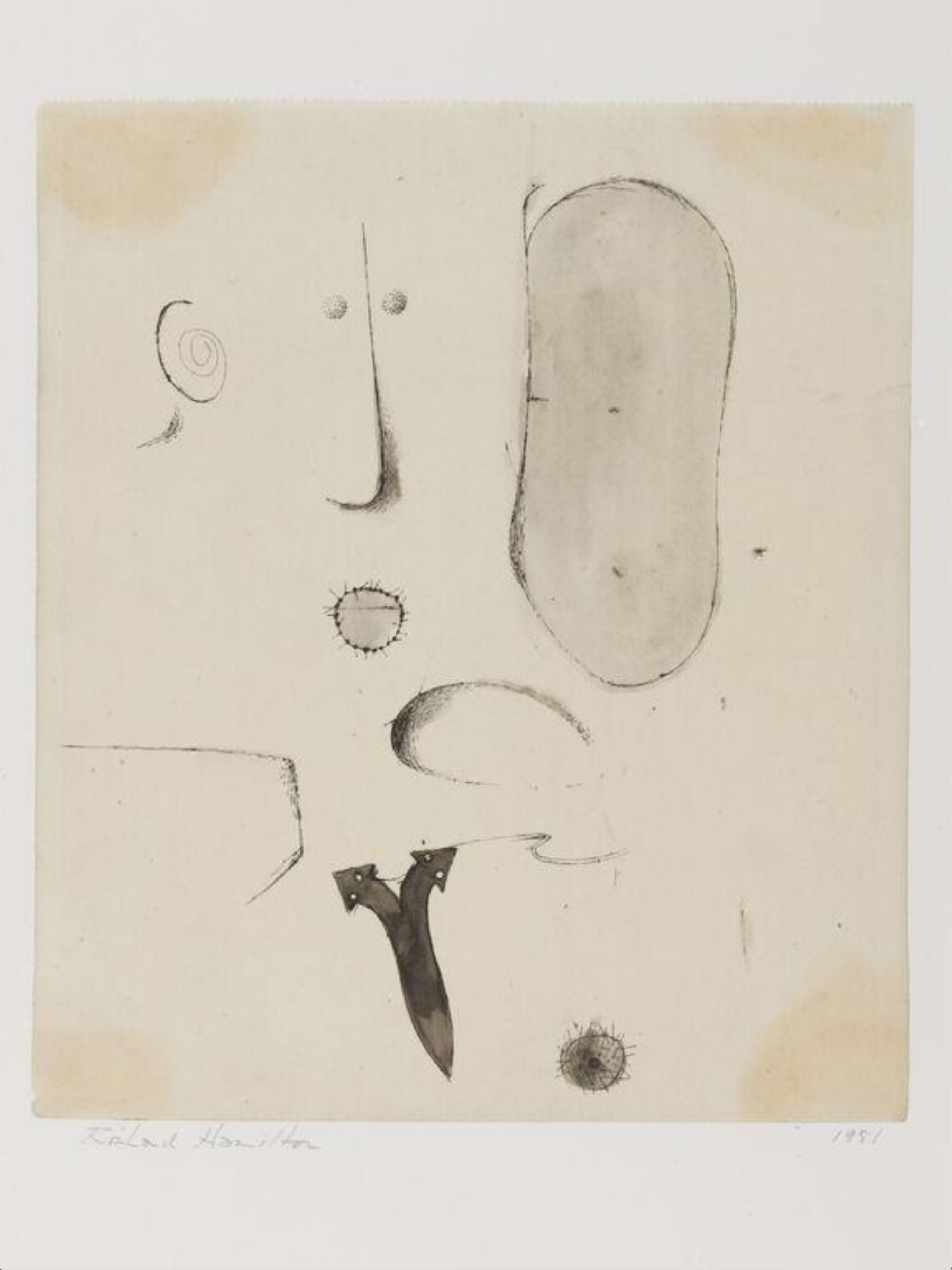 Self portrait, Richard Hamilton, 1951