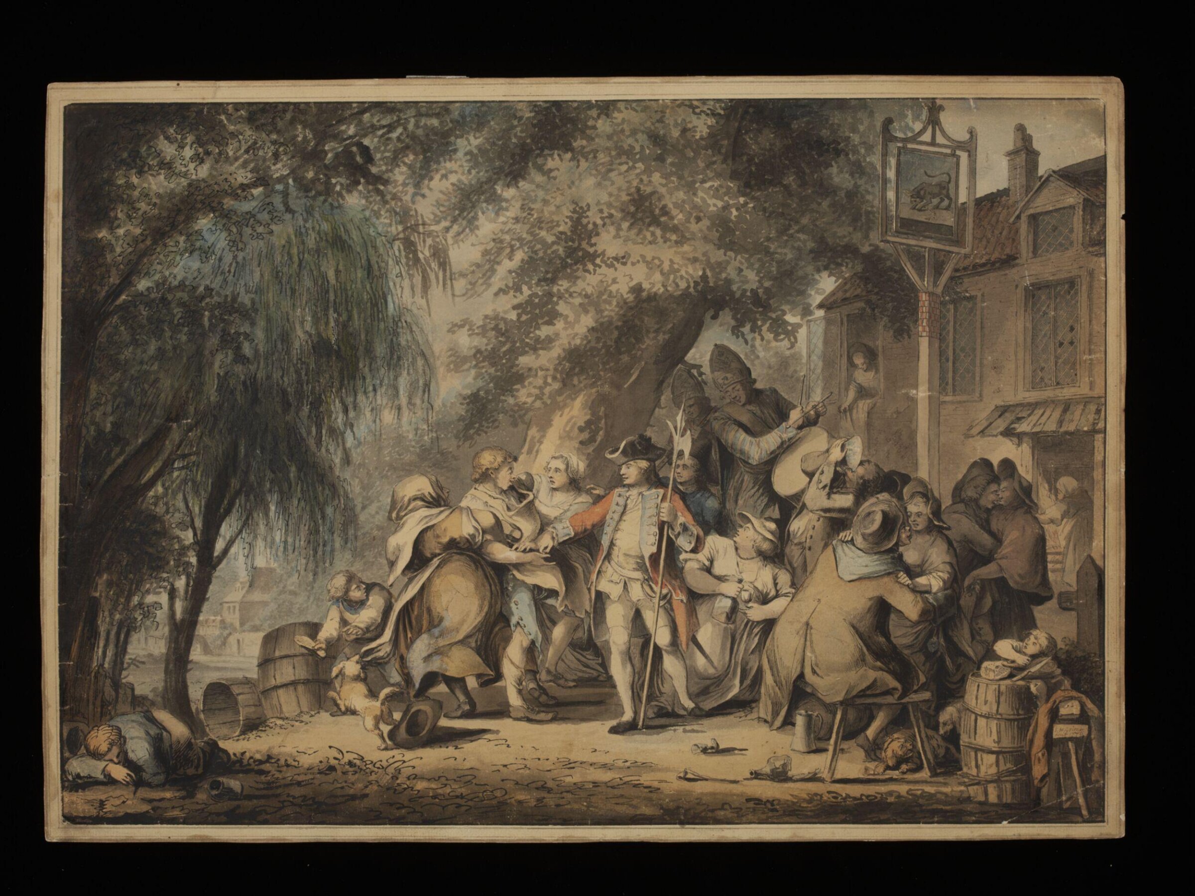 The Recruiting Sergeant, Grimm, 1770