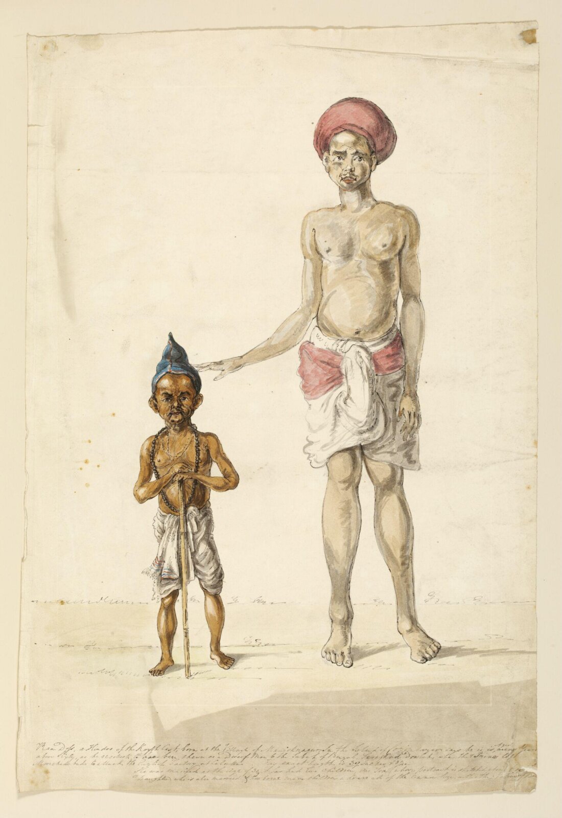 A dwarf, ca. 1795 - ca. 1800