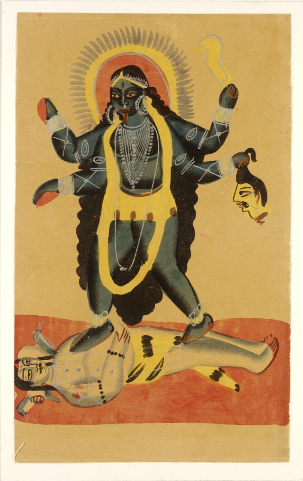 Kali and Shiva, ca. 1885