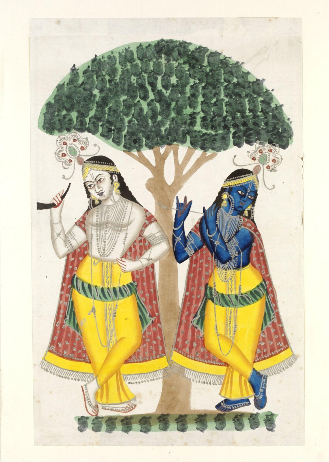 Krishna and Balarama, ca. 1830