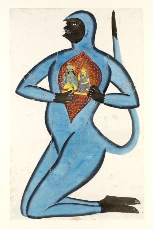 Hanuman, Rama and Sita