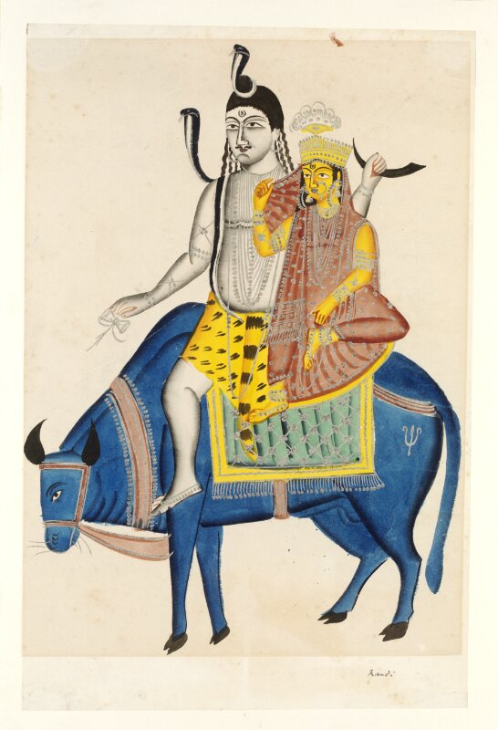 Shiva and Parvati on Nandi