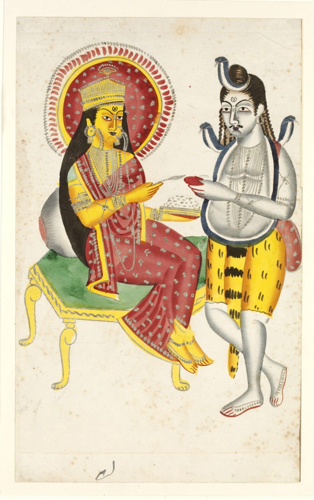 Shiva and Annapurna, ca. 1830