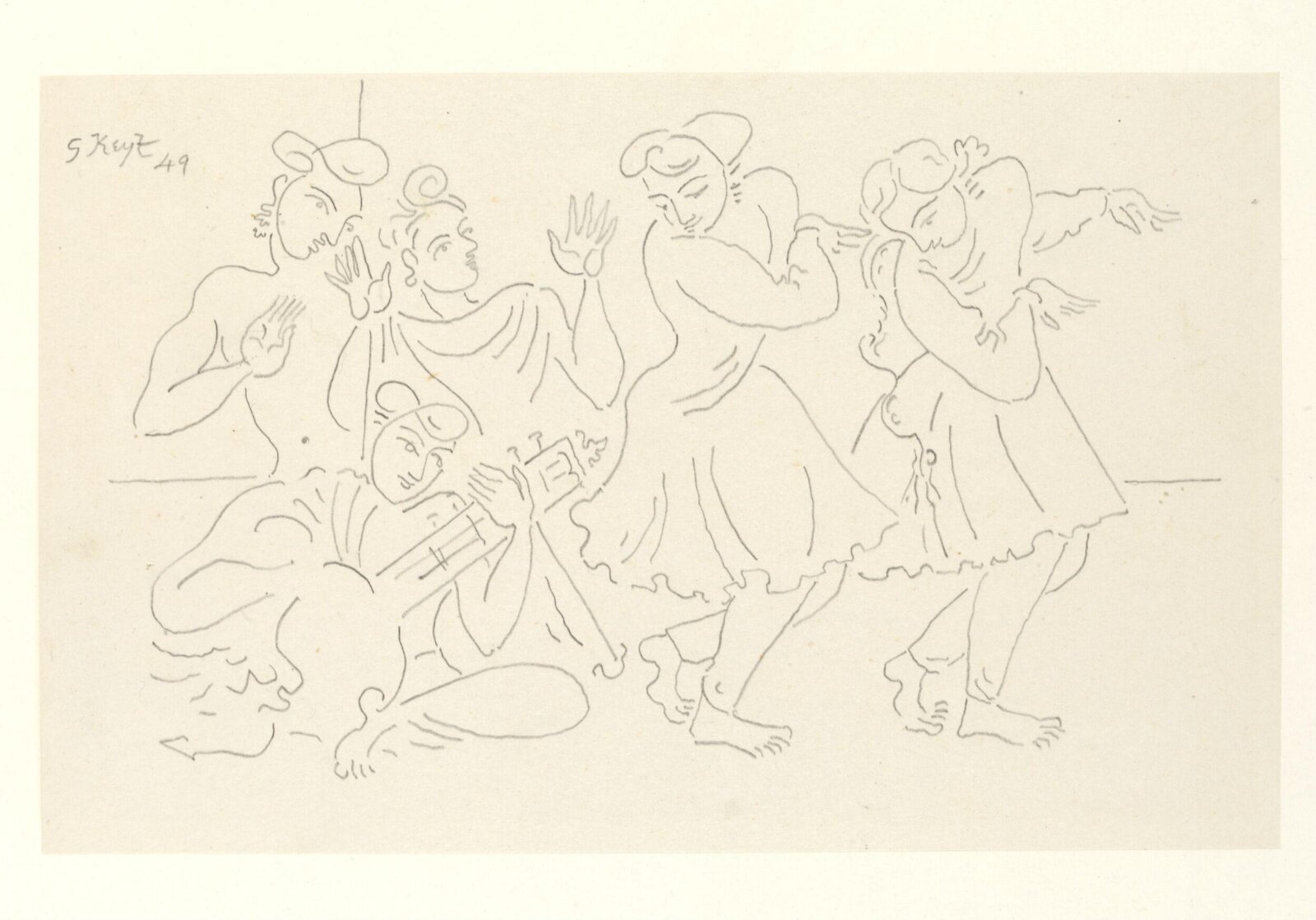 Untitled, George Keyt, 1949
