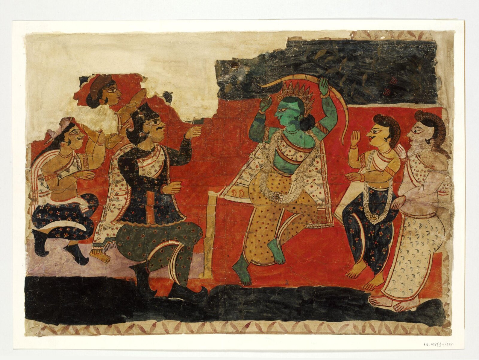 Scroll painting, ca. 1830