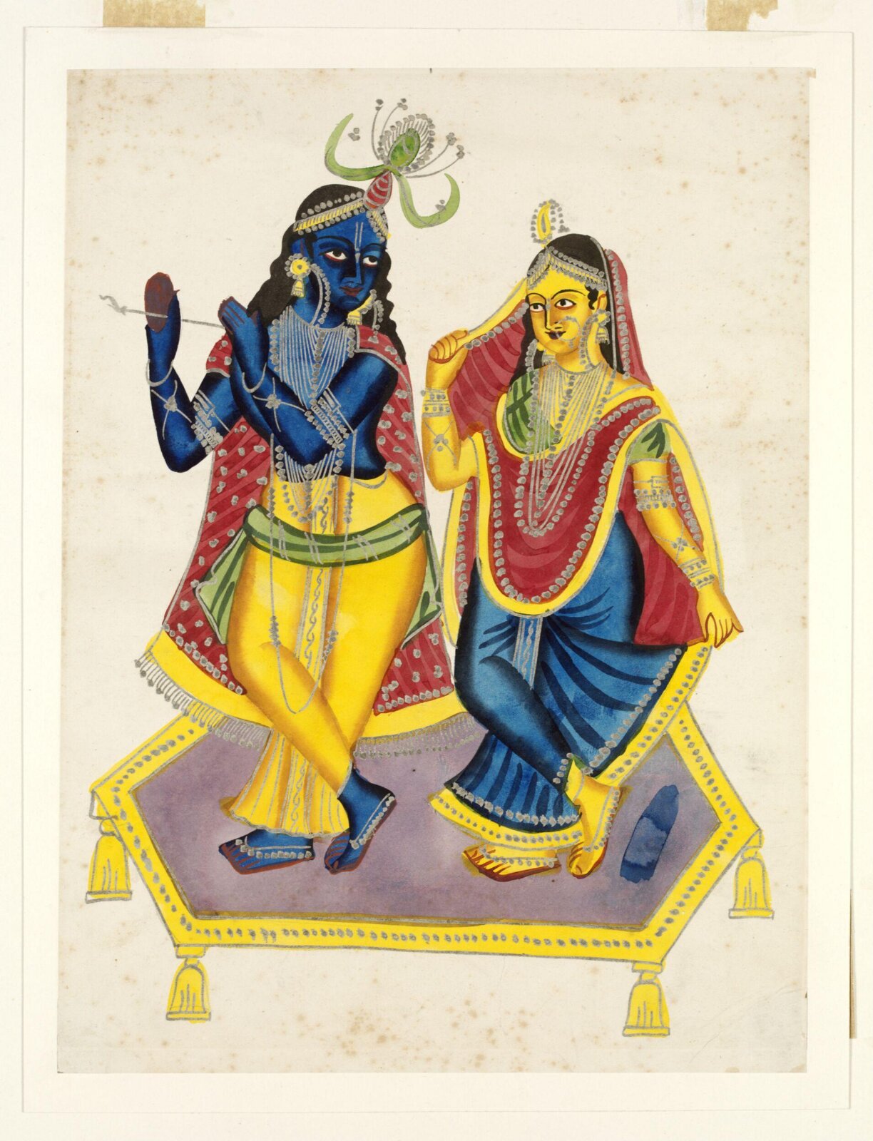 Krishna and Radha, ca. 1830