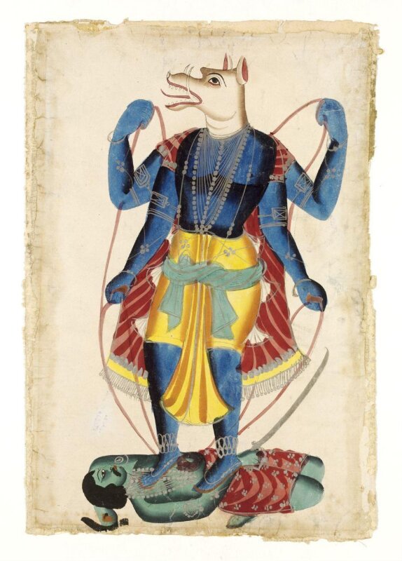 Varaha and Hiranyaksha
