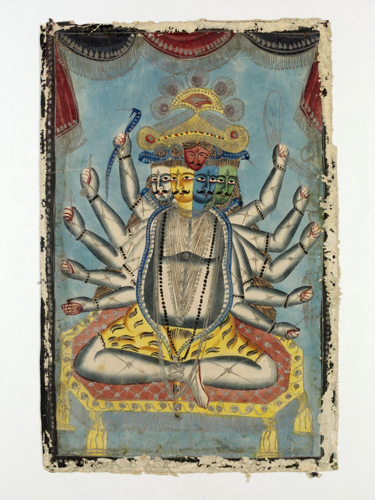 Shiva Panchanana, ca. 1860